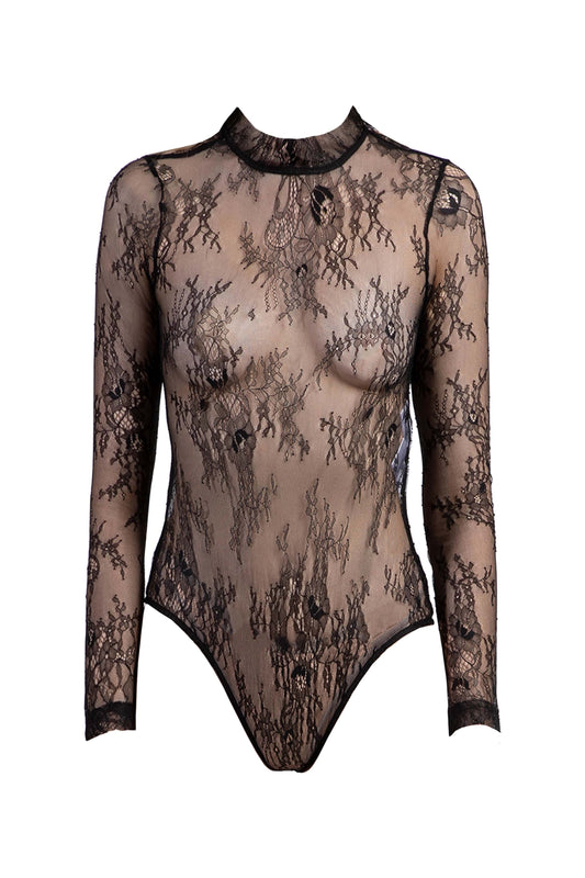 Black Lace Bodysuit