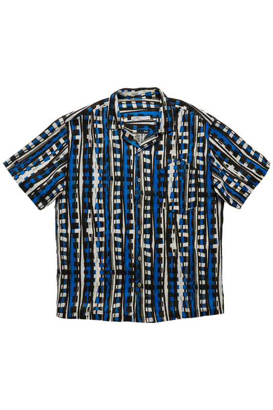 Edona Klein Blue Printed Shirt